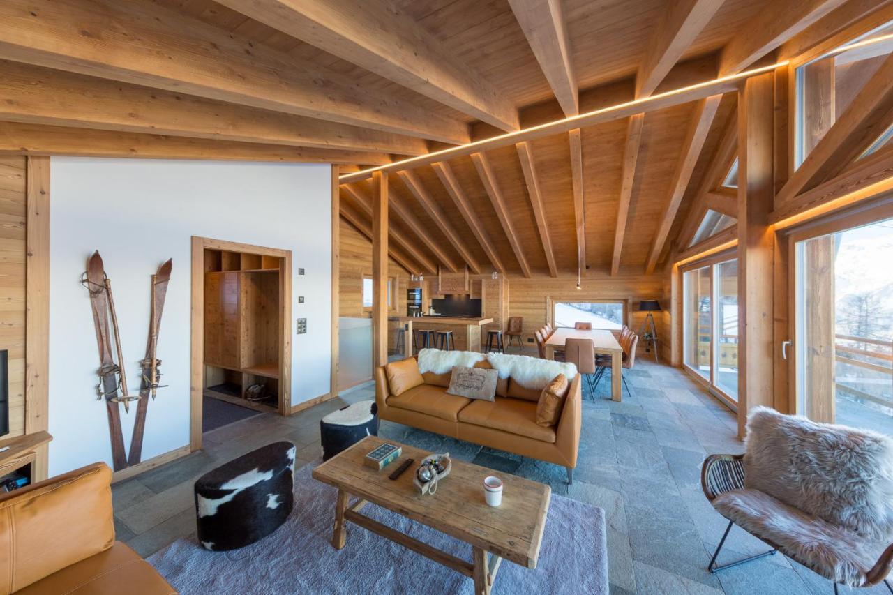 Oak Tree Chalet - On The Ski Slope - Luxury! Nendaz Bagian luar foto