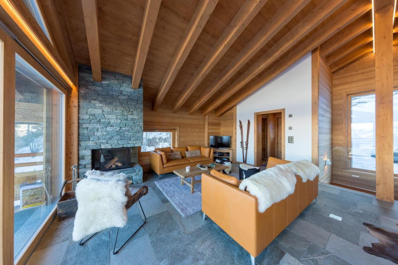 Oak Tree Chalet - On The Ski Slope - Luxury! Nendaz Bagian luar foto
