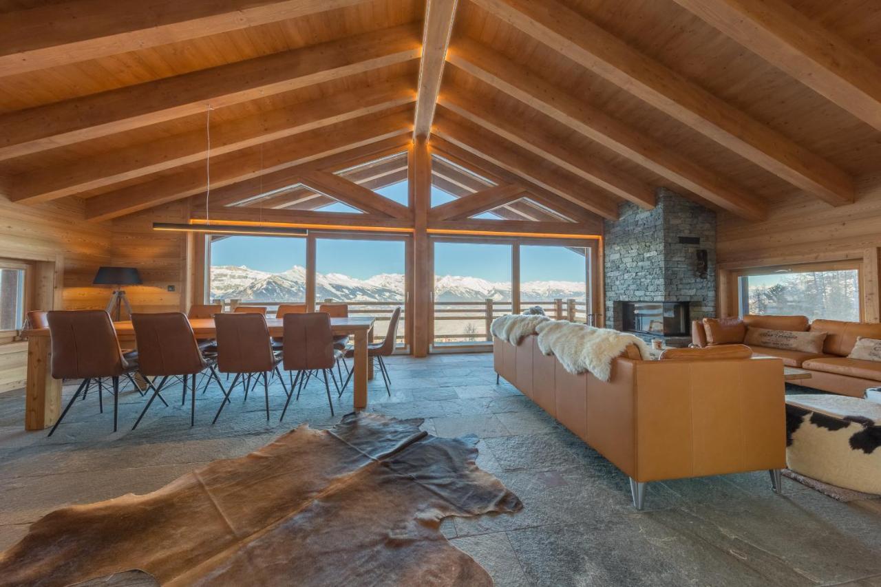 Oak Tree Chalet - On The Ski Slope - Luxury! Nendaz Bagian luar foto